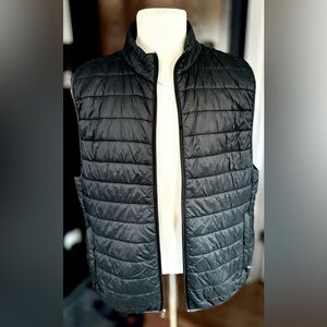 Saddlebred Black Puffer Vest Large